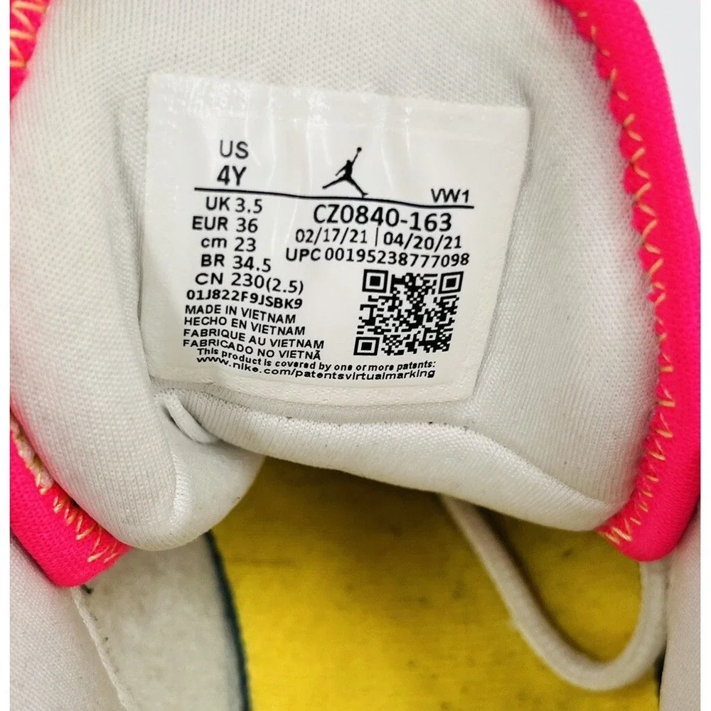 Nike Air Jordan One Take 2 Summertime Fresh Youth Size 4Y CZ0840-163 Sneakers